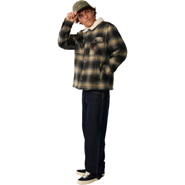 2026 Rip Curl Mens Classic Surf Bells Sherpa Jacket 037MJA - Black